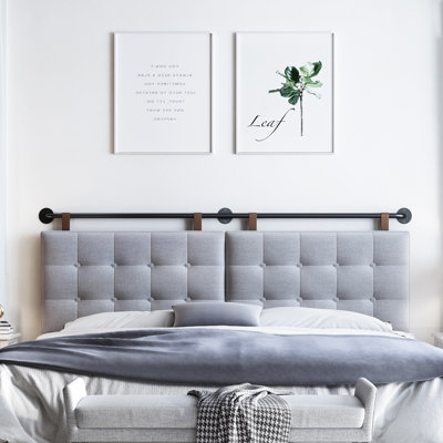 17 Stories Kroeker Upholstered Panel Headboard Reviews Wayfair